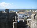 Castle Rushen--view to the Sea