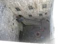 Castle Rushen--down into the entry courtyard