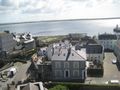 Castle Rushen--view of town