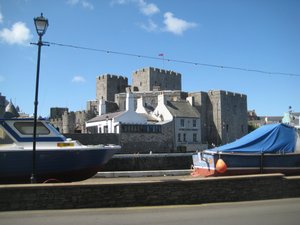 Castle Rushen--from town