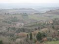 Views on the way from Florence to San Gimignano