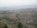 Views on the way from Florence to San Gimignano