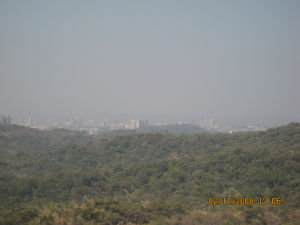 Mumbai from the hilltop
