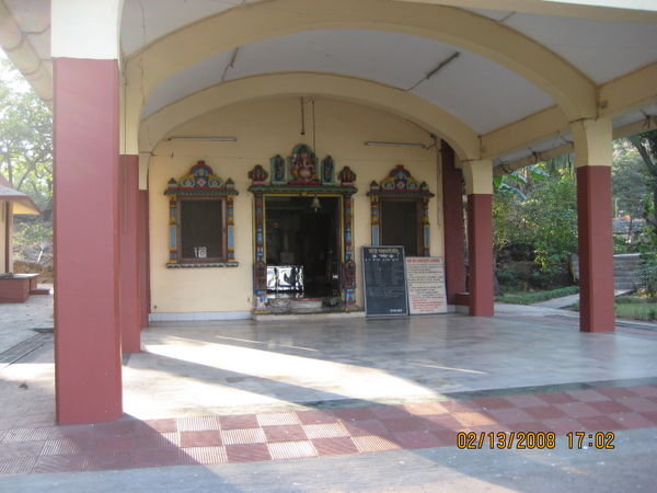 The entry of the temple