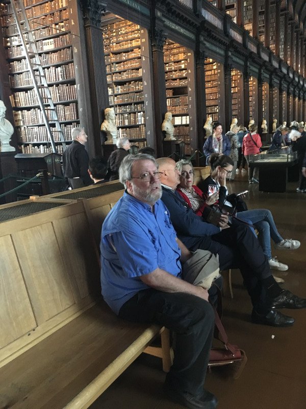 Mike in the Long Room