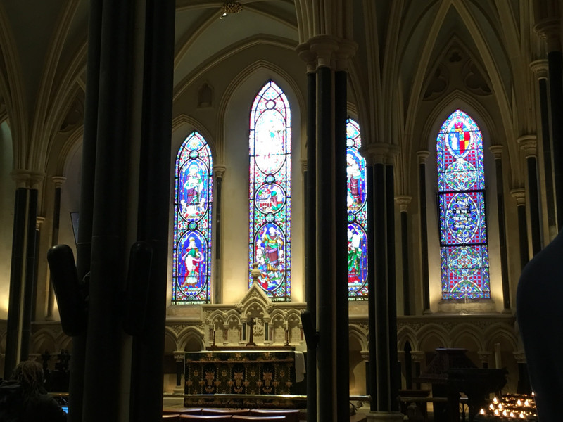 Windows and part of the altar