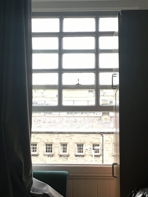 Trinity College--'view' from room