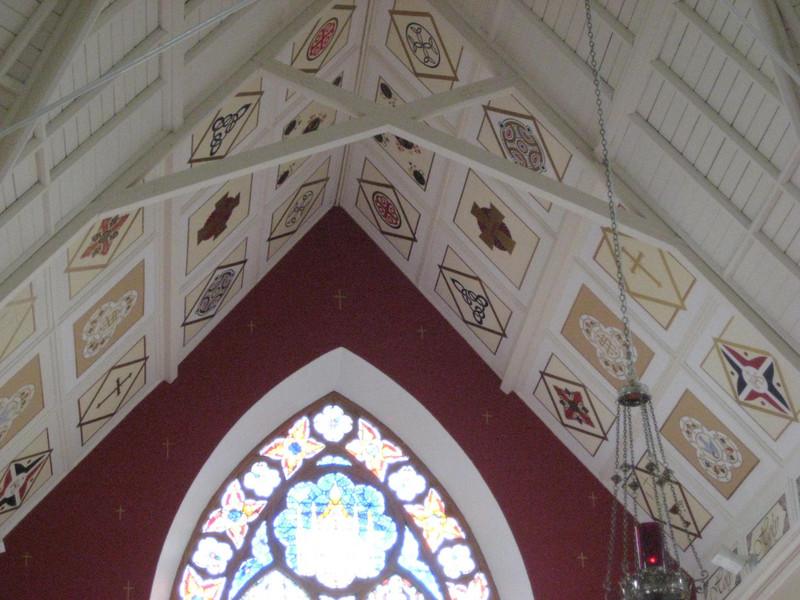 Bansha Church ceiling