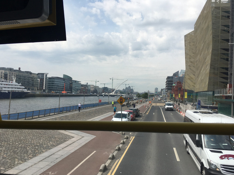 Views of Dublin from the bus on the way back into town