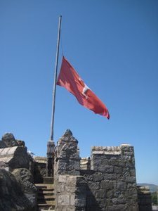 Flag atop the Castle