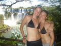 Jenny and Rachel at Iguazu Falls