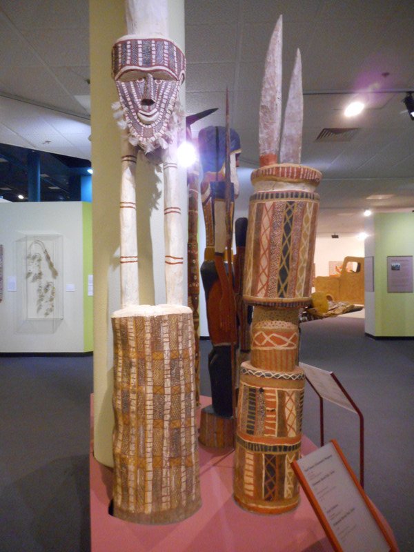 At the Museum and Art Gallery of the Northern Territory