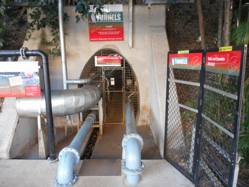 WW II oil storage tunnels in Darwin city