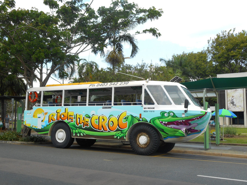 A bus in the CBD (Darwin city)