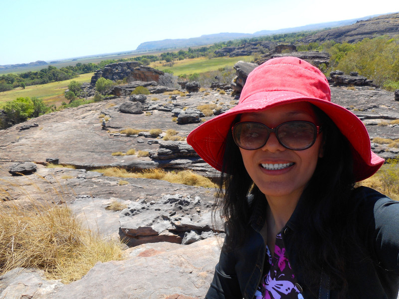 My selfie of the Aboriginal Spiritual Land (Arnhem Land)