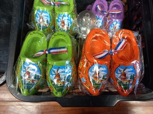 Dutch clogs at a souvenir shop in Armsterdam