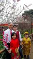 My father and his grandchildren (Nam, Giang and Kevin) a few years ago
