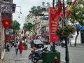 A street in Hanoi during the New Year