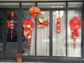 Decoration for Tet on the front side of a house