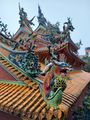 Decoration on the roof of a pagoda in Jiufen