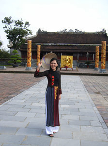 The Imperial Citadel in Huế city 