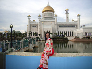 The most famous mosque in Brunei 
