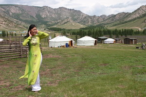 Mongolian ger camp at Terelj National Park