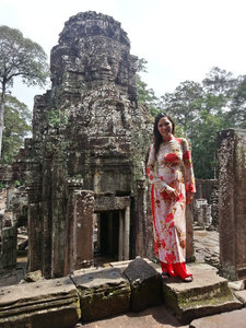 Angkor Thom Temple in Cambodia 