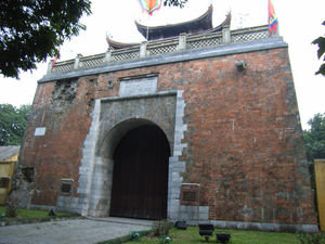Northern gate into the old citadel of Hanoi