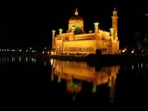 The most famous mosque in Brunei