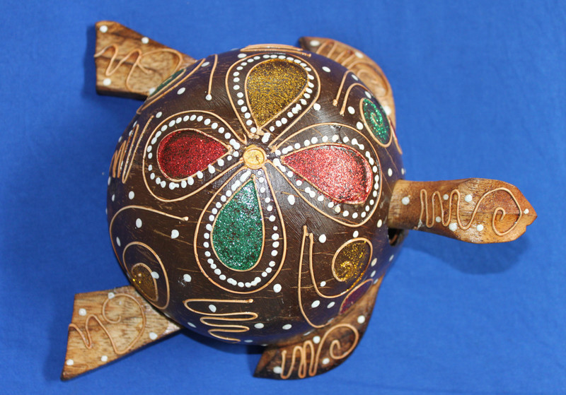 Wooden turtle from Fiji