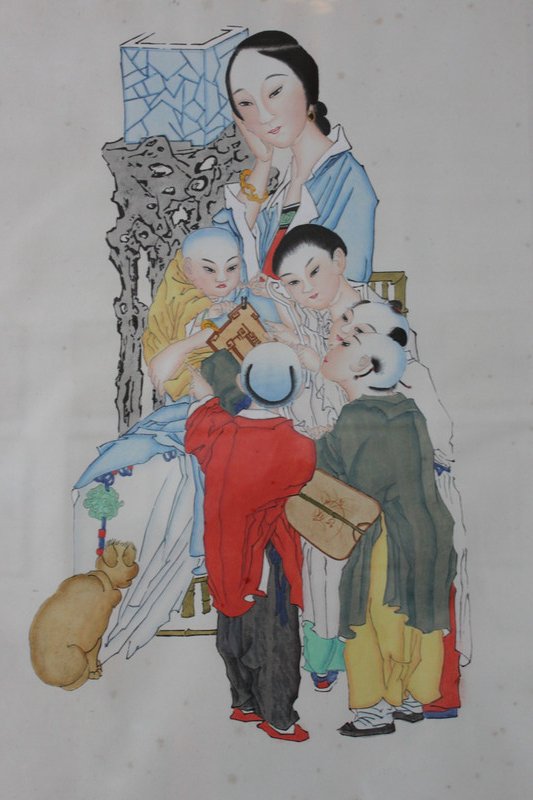 A painting in Suzhou city