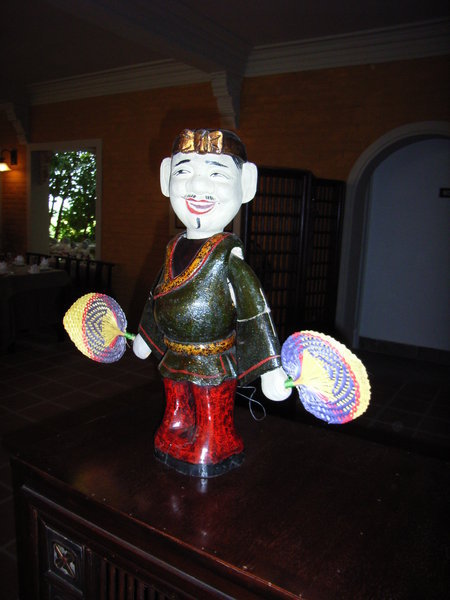 Water puppet at the Thành Chương's Viet Palace