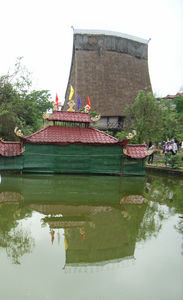 A stage for the water puppet shows