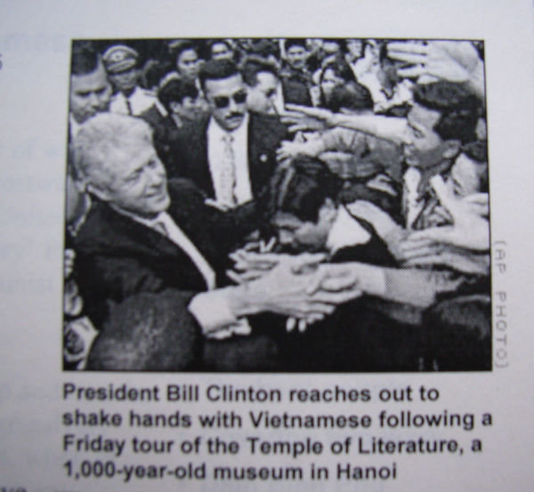 Mr. Clinton in Hanoi