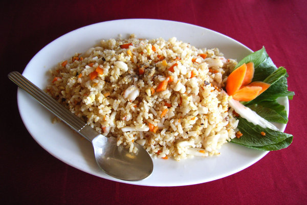 Cơm rang hải sản (fried rice with seafood)