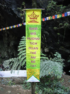Inside Hương Tích cave