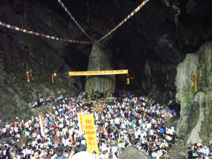 Inside Hương Tích cave
