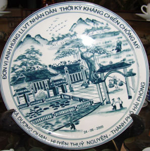 A ceramic plate