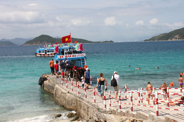 Tourist boat in Nha Trang