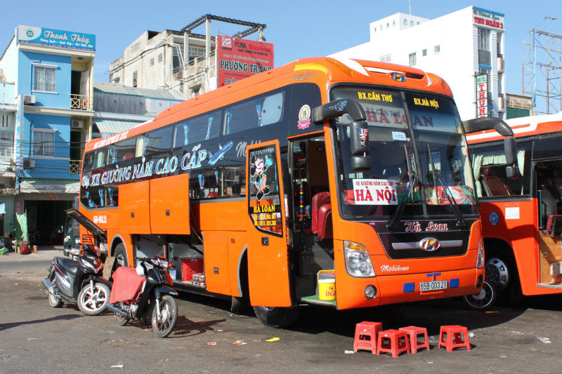 High quality bus on route Hanoi - Cần Thơ
