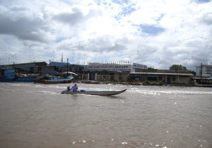 Vỏ lãi - local boat in Cà Mau province