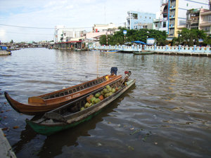 Boats in Cà Mau province
