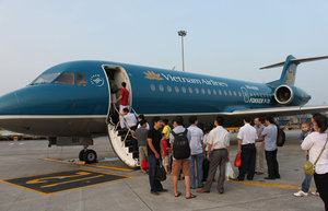 Vietnam Airlines - Fokker aircraft