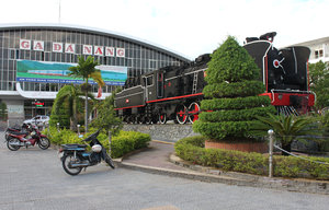 Đà Nẵng railway station in central Vietnam