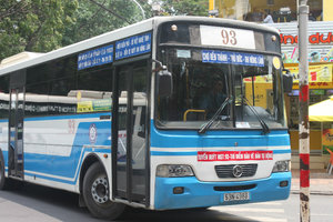 Bus in Sài Gòn (aka Hồ Chí Minh city)