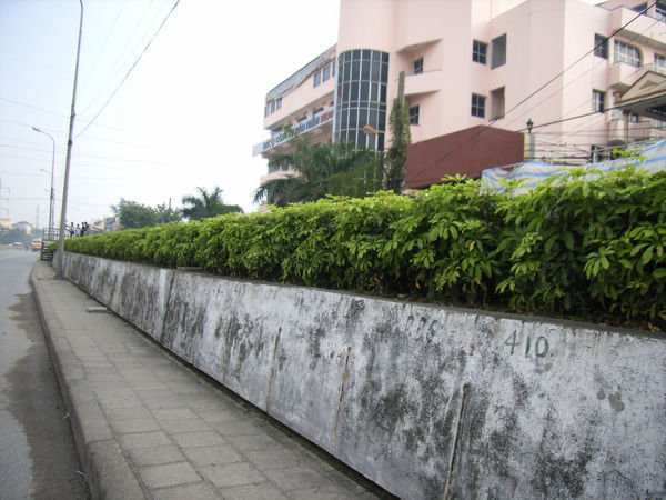 The dike system to protect Hanoi city