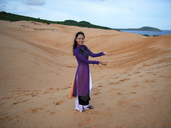 Yellow sand dunes in Mũi Né