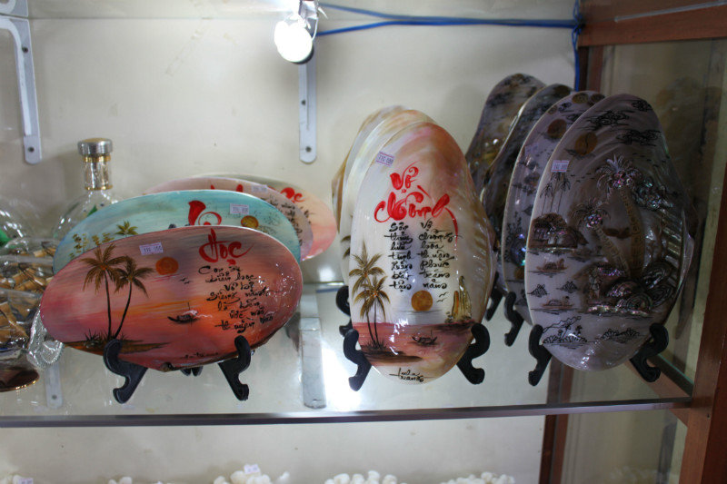 Souvenirs in Nha Trang beach city
