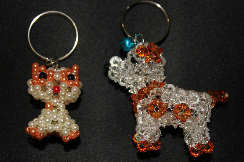 Dog & cat key rings